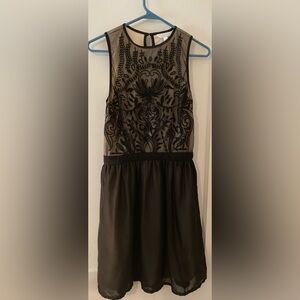 Black cocktail dress